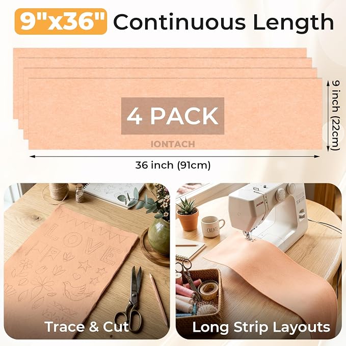 IONTACH 9" X 36" Soft Felt Sheets 1.6mm Thick | Acrylic Felt Fabric - Image 2