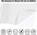 ​TORC White Silver Glitter HTV White Heat Transfer Vinyl HTV Rolls - Image 2