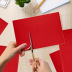 10PCS Red Self Adhesive Felt Fabric Sheets Sticky Felt Sheets - Image 4