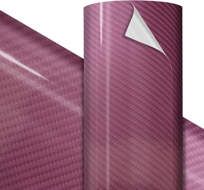VViViD Premium Purple Tek-R Carbon Craft Vinyl Roll 1ft x 5ft – Bubble-Free Air by VVIVIDVINYL