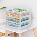 IRIS USA Fits 12" x 12" Paper, 3-Tier Desk Top Storage Unit - Image 5