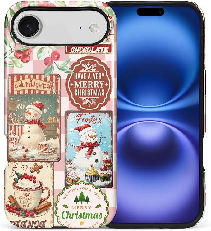 Case for iPhone 17 Air, Scratch Resistant Hybrid Double Layer Hard by Toulas