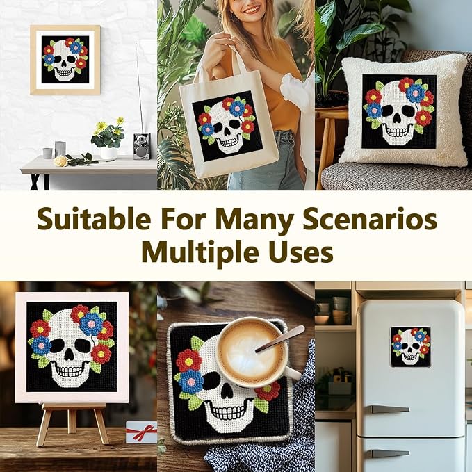 Doodlream Gothic Skull Flower Needle Kit - Image 5