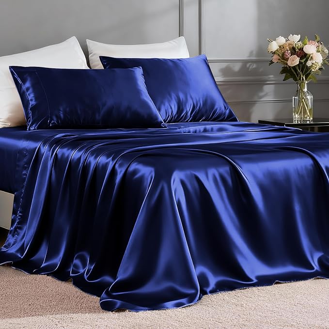 FreshCulture Satin Sheets Full Size by FreshCulture