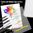 120 Sheets 8.5”x 11” Tracing Paper, Loose Translucent Vellum Trace Paper | - Image 4