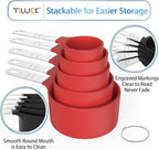 Measuring Cups & Spoons Set, Stackable Cups and Spoons | Nesting Measure Cups - Image 4