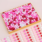 DUQGUHO 8mm Valentines Beads for Jewelry Making, Valentines Day Plastic Pearls - Image 4