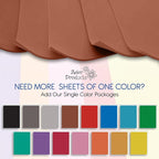 Brown EVA Foam Sheets for Crafts, 15 Pack, 9 x 12 Inch, 2mm Thickness – Ideal - Image 3