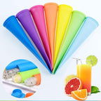 8 PCS Popsicles Molds, Reusable Multi Colors Popsicle Maker - Image 4
