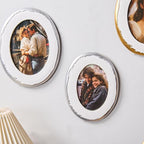 5x7 Ornate Oval Picture Frame, Hand-Crafted Resin Frame - Image 8