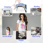 3D Puff Heat Transfer Vinyl 3 Sheets 12"x10"-Peach Pink | 3D Puffy Iron-on htv - Image 4