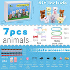 ZXIIXZ 104 Pcs Pipe Cleaners Craft, Cute Large Plush Pipe Cleaner Supplies Kit - Image 2