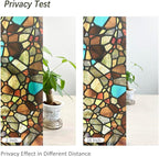 funlife Original Hand-Drawn Privacy Stained Glass Window Film, Single Sided - Image 4