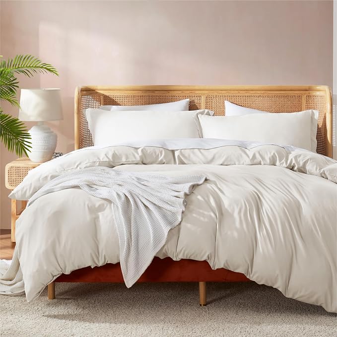 Nestl Off White California King Duvet Cover Sets by Nestl