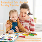 JUPITEARTH 36 Colors Tempera Paint Sticks - Image 7