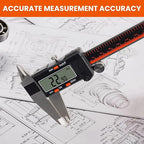 HARDELL 8 Inch Digital Calipers Stainless Steel Measuring Tool - Image 4