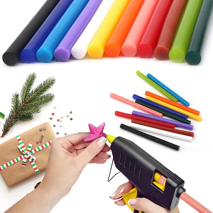 Gartful 120PCS Colored Mini Hot Glue Sticks - Image 5