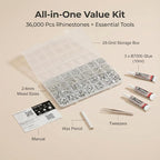 36000Pcs Transparent Rhinestones - Image 2