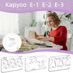 3Pcs Free Motion Quilting Templates - Image 8