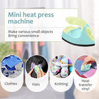 Honoson Mini Craft Iron Mini Heat Press Small Iron 3.93 x 2.36 x 2.76 In - Image 7