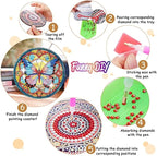 8 Pack Diamond Art Coasters, Butterfly Diamond Painting Coasters Kits | - Image 3