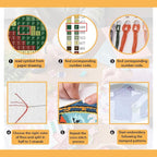FREEBLOSS 11CT Stamped Cross Stitch Kits Sunrise&Waves Cross Stitch Wall - Image 4