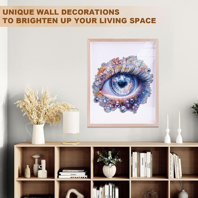 Abyssal Eye Puzzles Adults Gifts Wooden 165 Pieces 11.4 * 10.9in - Image 7