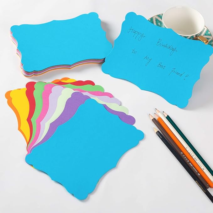 50 Pack Blank Kraft Greeting Cards, 5x7IN | Thick Cardstock Paper, - Image 4