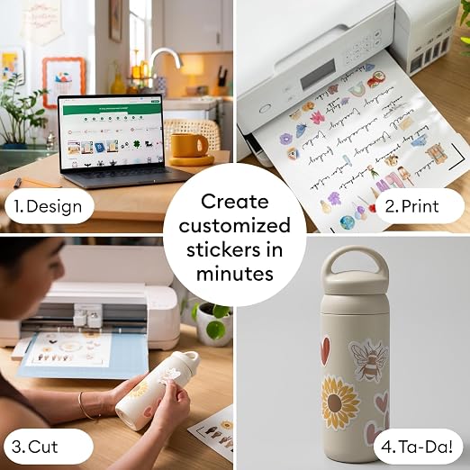 Cricut Maker 4 Cutting Machine Ultimate Beginner Sticker Making Bundle - Image 4