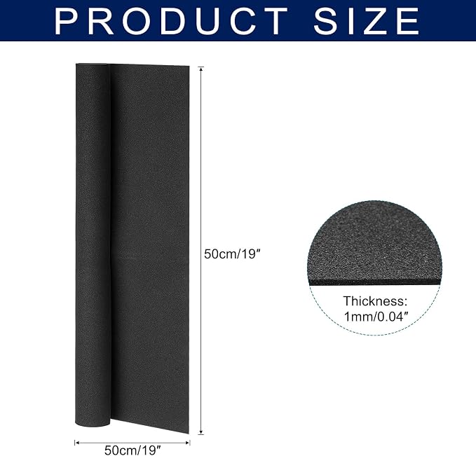 MECCANIXITY Foam Sheets Crafts 19x19 Inch 1mm EVA Craft Foam Paper Foam Sheets - Image 2