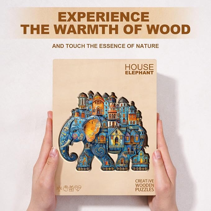 House Elephant Puzzles Adults Gifts - Image 8