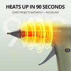 Tilswall Cordless Hot Glue Gun, Fast Preheating, Glue Gun and Sticks Set - Image 3