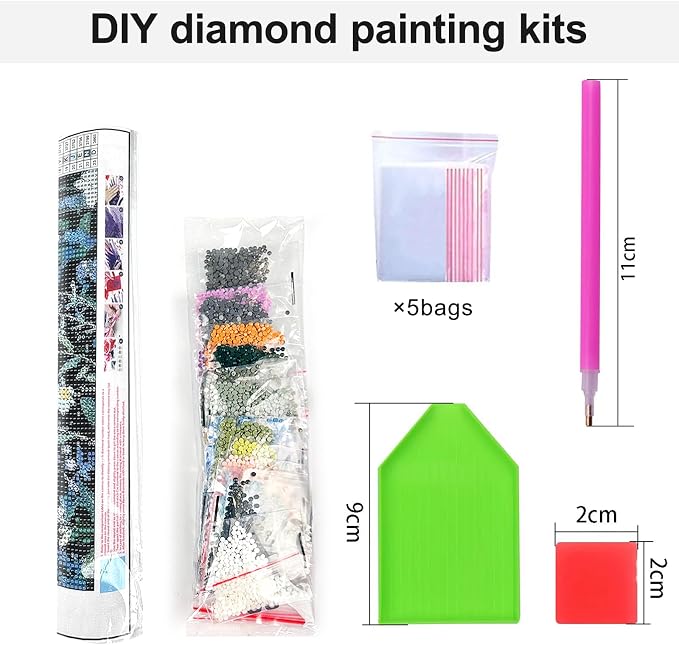 Pink Diamond Art Kits for Adults, 5D DIY Coquette Diamond Painting Kits for - Image 9