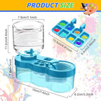 Upgraded Paint Brush Cleaner Tool, Brush Rinser Cup Painting Running Water - Image 3