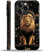 ZHEGAILIAN Case for iPhone 13 Pro Max, Galaxy Lion Gold Durable Shockproof by Home