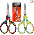 2PCS Sewing Embroidery Scissors, 3.6 Inches Sharp Stainless Steel Crochet by DINNAT