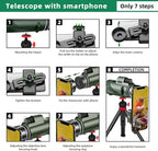 40x60 HD Monocular Telescope for Adults - Image 7