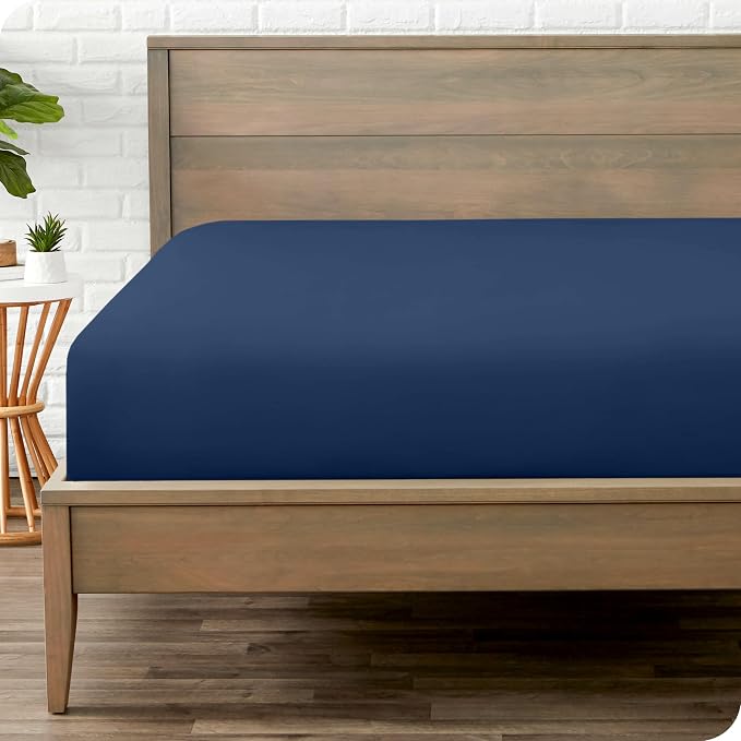 Bare Home Fitted Bottom Sheet Short Queen Size by BareHome