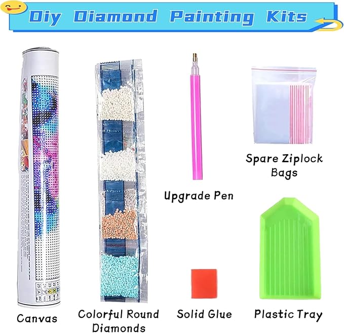 EIBEILI Diamond Art Kits for Adults-4P Book Flowers Diamond Painting Kits | - Image 8