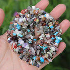 400pcs Natural Chip Stone Beads - Image 2