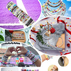 HardyGuo Boxed Pony Beads Letter Beads Rainbow Kandi Beads - Image 6