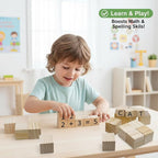 Wooden Blocks for Crafts, Unfinished Wood Cubes, 1.5 Inch Natural Wood Blocks - Image 8