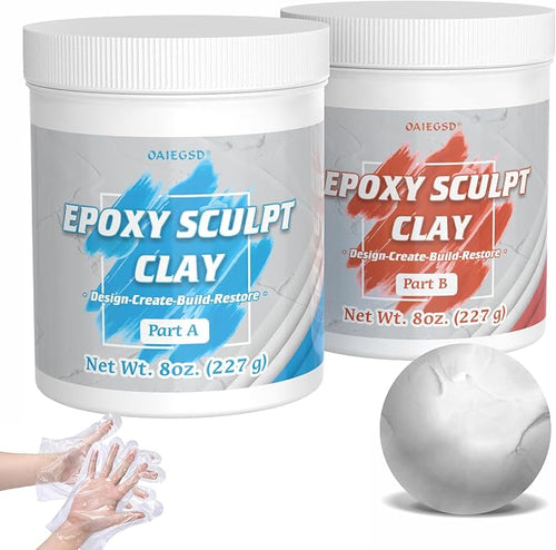 1 Pound White Epoxy Putty Sculpt Clay, 2 Part Modeling Compound by httpswwwOAIEGSD