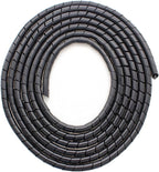 CSZD Spiral Cable Wrap, 10ft – 1/4 inch Spiral Wire Wrap Cord Covers Bundle by CSZDTOOLS