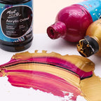 Mont Marte Signature Black Acrylic Paint, Semi-Matte Finish, Suitable - Image 3