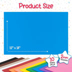 Hygloss Sheets Colorful Foam for DIY Arts & Craft, 12” x 18”, 10 Piece - Image 3