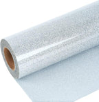RENLITONG Silver Glitter Heat Transfer Vinyl by RENLITONG
