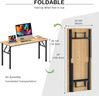 Need Folding Computer Desk, Large 60 inches Folding Table - Image 3