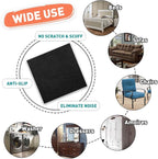 12" x 12" x 1/8" Thickness Adhesive Black Felt Sheets Sticky Felt Fabric Pads - Image 5