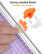 Firbon Purple A5 Paper Cutter, Straight Small Paper Trimmer - Image 3